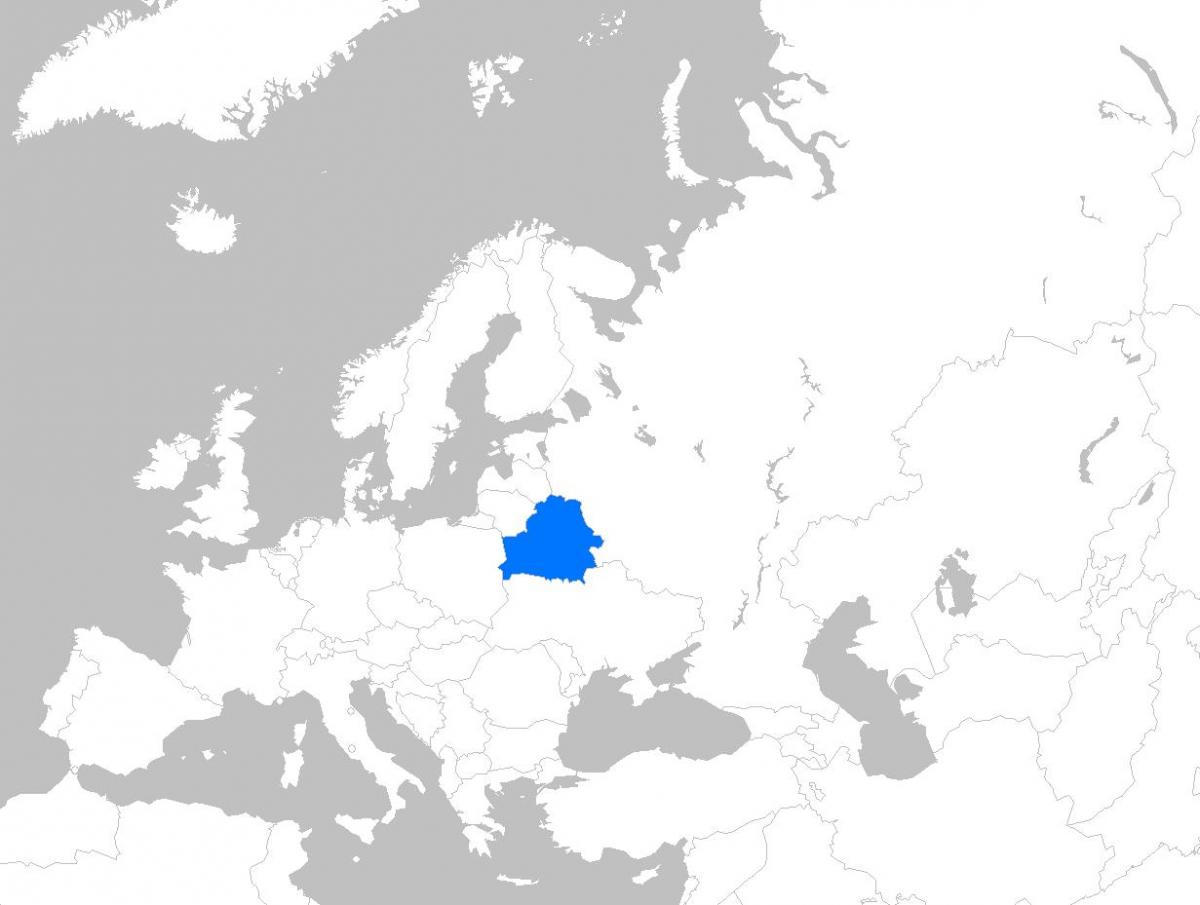 बेलारूस के नक्शे यूरोप