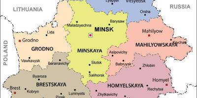 बेलारूस के नक्शे और राजनीतिक